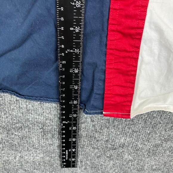 Roper Western Shirt Mens L USA Flag Stars Stripes Pearl Snap Long Sleeve Rodeo - Picture 5 of 9